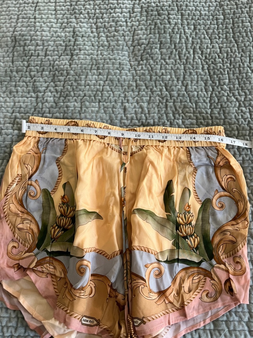 FARM Rio Banana Royalty Pattern Shorts - Picture 5 of 8